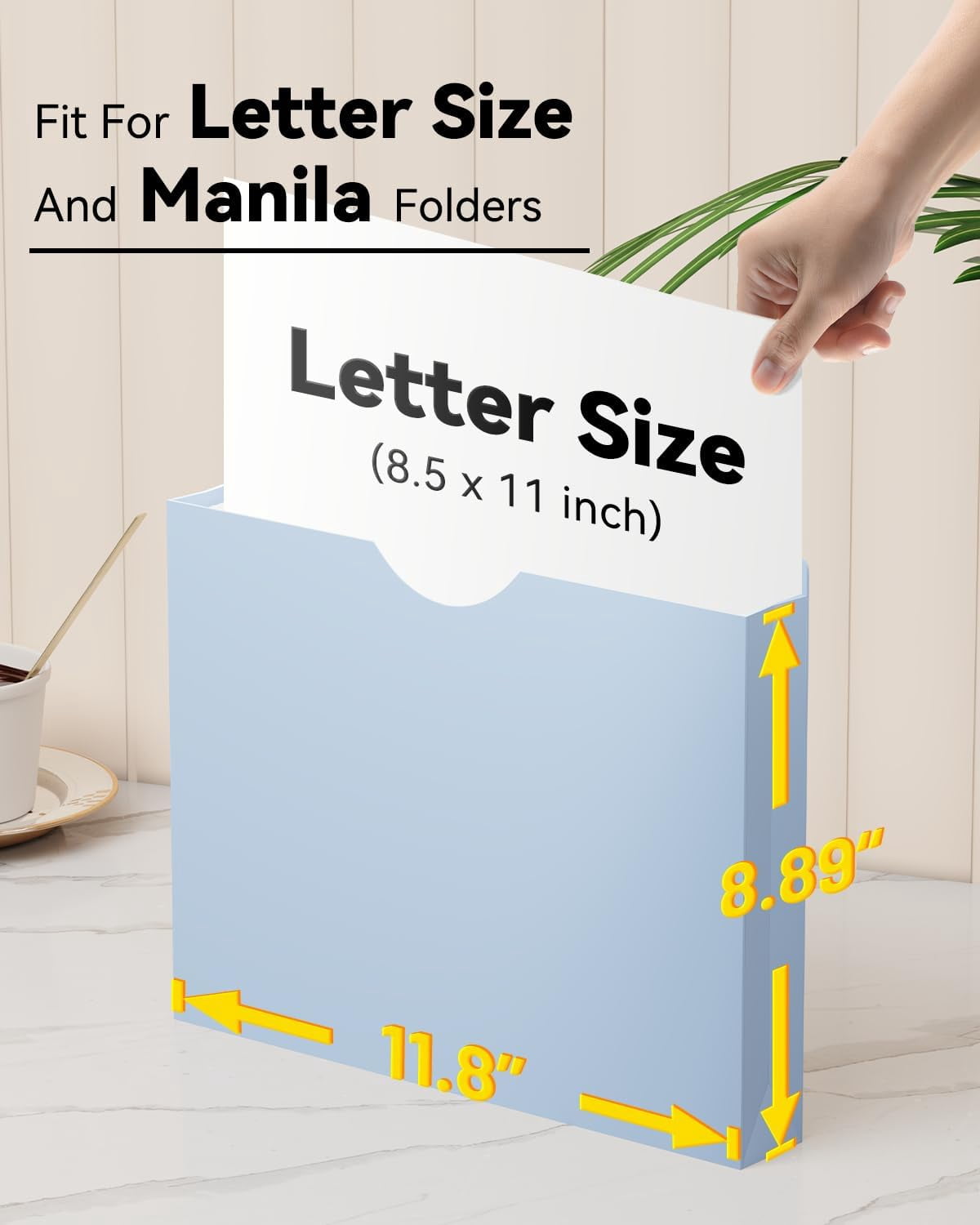Plastic Manila File Jacket & File Pockets Letter Size,Heavy Duty 1 Inch Expanding Manila Pocket File Folders,Extra Capacity Project File Jackets,Job Folders File Jackets-Assorted Color