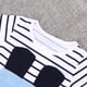 thumbnail image 1 of Vestido Vestido de algodón con bloques de color lindo para niñas de moda adecuado para primavera y verano (90CM) Cgtredaw multicolor 3-4 años Única para Niña, 1 of 8