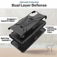 thumbnail image 4 of Apple iPhone 14 Pro Dual-Layer Holster Case with Kickstand, 4 of 6