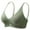 Green, variant on Everyday Bras for Women High Compression Sports Bras for Women Sports Bra with Cups Women Bras Wireless Front Closure Woman's Bras Super Push up Bra Sports Bra with Clasp Neck Bra Non Beige L
