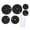 Black, variant on BIMZUC 2 Sets Adjustable Height Plant Inserts with Drainage Hole Planter Filler Risers for Inside Flower Pot Container, 11-17 inches / 28-43 cm, Green