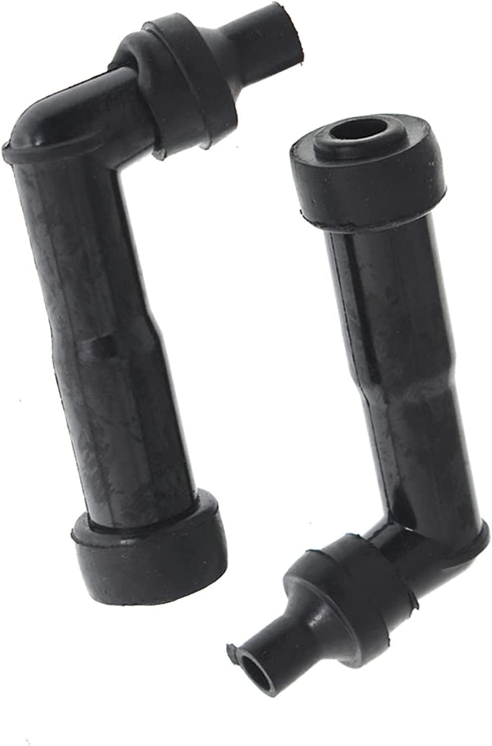 ALLCARB 2 Packs Spark Plug Boot Cap Cover Resistor 120 Degree ATV