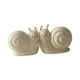 thumbnail image 4 of 2 sujetalibros decorativos de cerámica con forma de caracol, regalo de cumpleaños, antideslizantes, para estantería, hogar, escritorio, decoración. Blanco, 4 of 8
