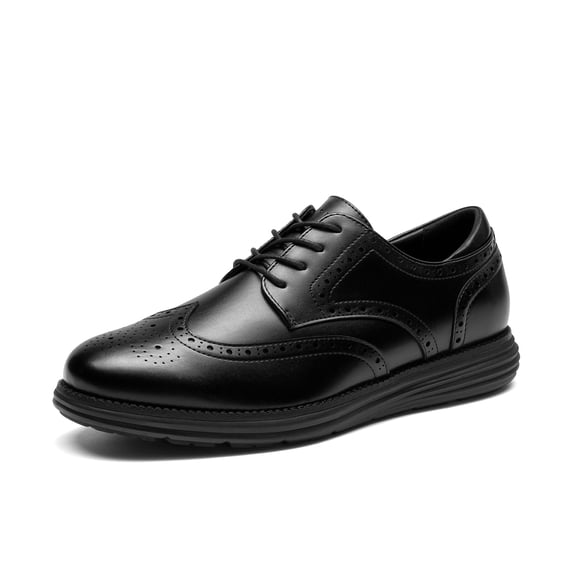 Bruno Marc Men's Dress Sneakers Casual Oxford Shoes Cushioned Insole Classic Lace-up , Ideal for Office, Work and Formal Evening Occasions