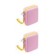 thumbnail image 2 of Bolsa de almacenamiento de púas de guitarra Advancent organizador de plectro Malla Completa Rosa 2piezas, 2 of 6