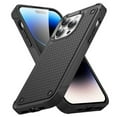 thumbnail image 2 of For Apple iPhone 15 Plus (6.7") Shockproof Non-Slip Textured Heavy Duty Rugged TPU Drop Military Protection Bumper Phone Case Cover by Xpression - Black, 2 of 7