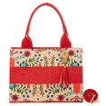 thumbnail image 1 of Bolso Yute De Mujer FANA Danae Color Rojo Reforzada Es Tuya, M3903!!, 1 of 3