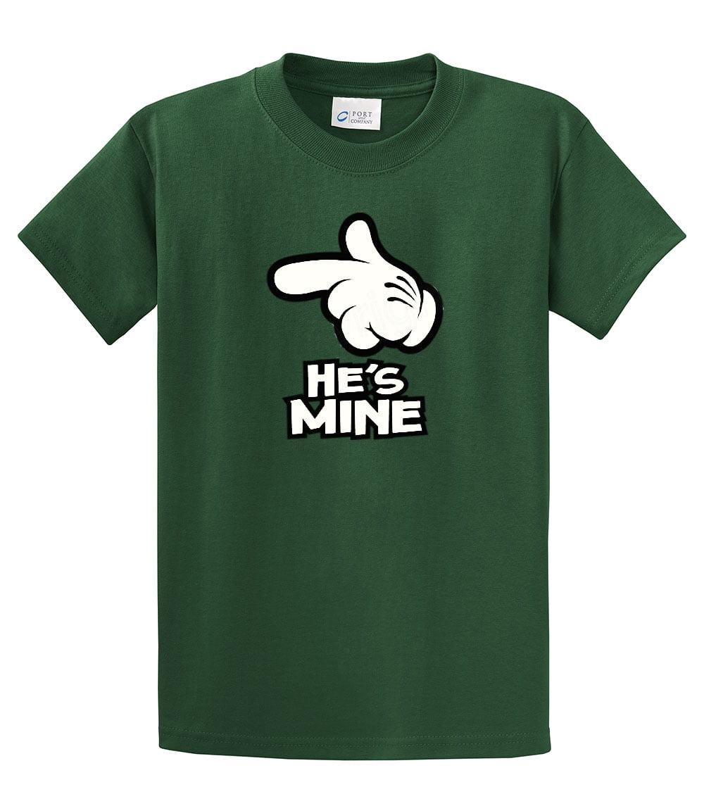 He's Mine with Finger Pointing Tee Shirt Black - Picture 15 of 53