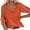 Orange, variant on Summer V-neck Women Solid Color Off Shoulder Casual Shirt Bownot Blouse Tops