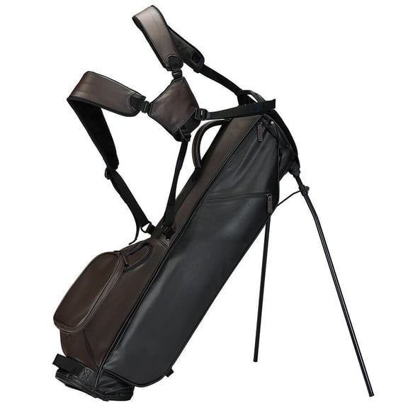 TaylorMade Golf Prior Generation FlexTech Carry Premium Stand Bag Black/Brown