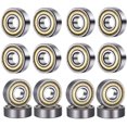 thumbnail image 1 of 20 Pack 608 ZZ Ball Bearings 8mm x 22mm x 7mm Double Metal Shield, 1 of 5