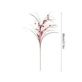 thumbnail image 3 of Artificial Glitter Berry Stems, Christmas Decoration Twisted Glittery Twigs, Christmas Tree Picks, Branches for New Year's Eve Decor Holiday Wedding Christmas Party 31.5 Inch, 3 of 6