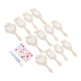 thumbnail image 2 of Miangastore 12 Pcs Petit Miroir à Main en Nylon Peinturable pour Activités de Bricolage pour Enfants, 2 of 9