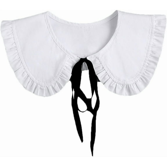 Camicover  Fake Collars Dickey Collar Detachable Collars Simplicity Collar for Women (C White)