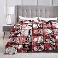 thumbnail image 4 of Kirishima Eijiro Anime Blanket Ultra Soft Throw Flannel Blankets For Sofa Bedroom Living Room Couch Camping Travel, 4 of 9