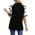 thumbnail image 4 of Baseball Shirts for Women Round Neck Short Sleeve Blouse Tropical Graphic Tees Summer Going Out Tops Blusas Casuales Para Mujer, 4 of 8