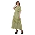 thumbnail image 2 of Moomaya Women Party Night Dresses Plus Size Printed Casual Wear Ladies Clothing, 2 of 6