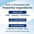 thumbnail image 3 of Juven Therapeutic Nutrition Drink Mix Powder for Wound Healing Support, Includes Collagen Protein, Unflavored, 30 Count, 3 of 4
