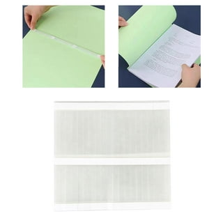 100Pcs Thermal Glue Strips 2mm Wide Adhesive Back for Book Binding Melt  Binding Machine Binder Material Supplies