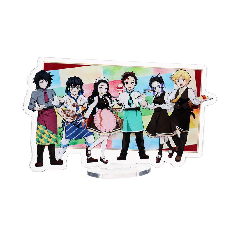 Taicanon Demon Slayer Stand Figure Anime Acrylic Ornaments Stand Model Collections Cartoon Desktop Ornaments Walmart Com