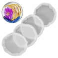 thumbnail image 2 of 4pcs Cup Mat Casting Mold DIY Resin Epoxy Mold Coaster Making Mold Cup Mat Mold, 2 of 8