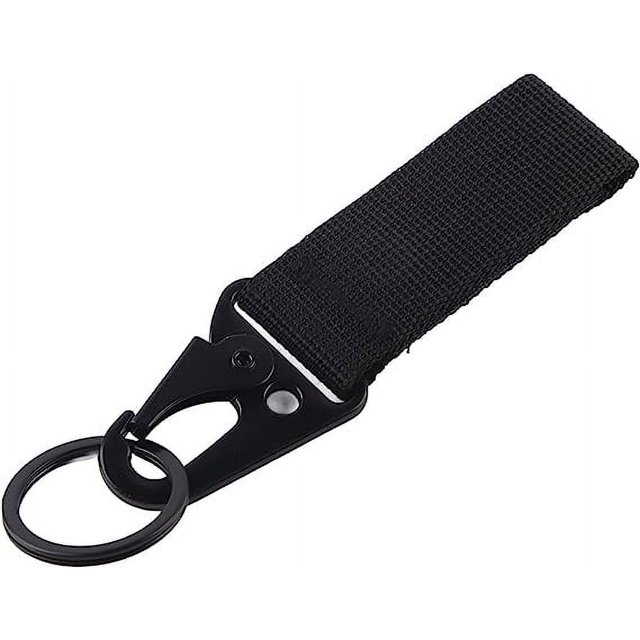 1 Clip táctico, gancho para cinturón táctico, hebilla de malla de nailon, Clip para correa, mochila para acampar y senderismo