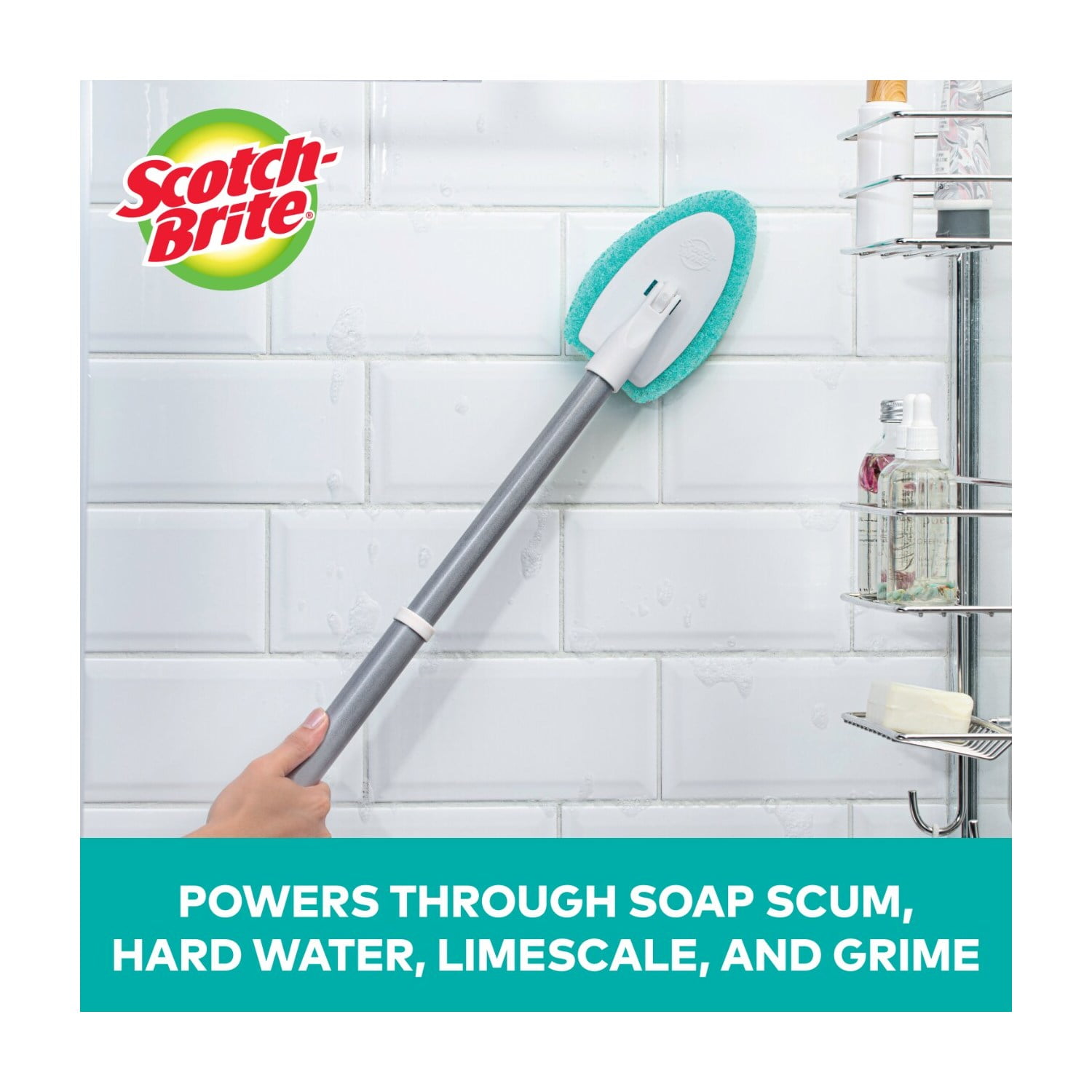 (3 pack) Scotch-Brite Refill Shower Scrubber, 1 Scrubber Total