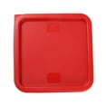 thumbnail image 1 of Recipiente de almacenamiento de alimentos con tapa para utensilios de restaurante Met Lux, de plástico rojo, 1 of 9