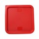 thumbnail image 1 of Recipiente de almacenamiento de alimentos con tapa para utensilios de restaurante Met Lux, de plástico rojo, 1 of 9