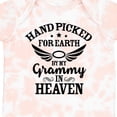 thumbnail image 4 of Inktastic Handpicked for Earth by My Grammy in Heaven with Angel Wings Boys or Girls Baby Bodysuit, 4 of 5