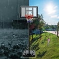 thumbnail image 6 of Portable Basketball Hoop Outdoor, 4.9-7.5ft/10ft Adjustable Height, 32 inch/44 inch Shatterproof Backboard Basketball Hoop for Youth/Teens/Adults, 6 of 7