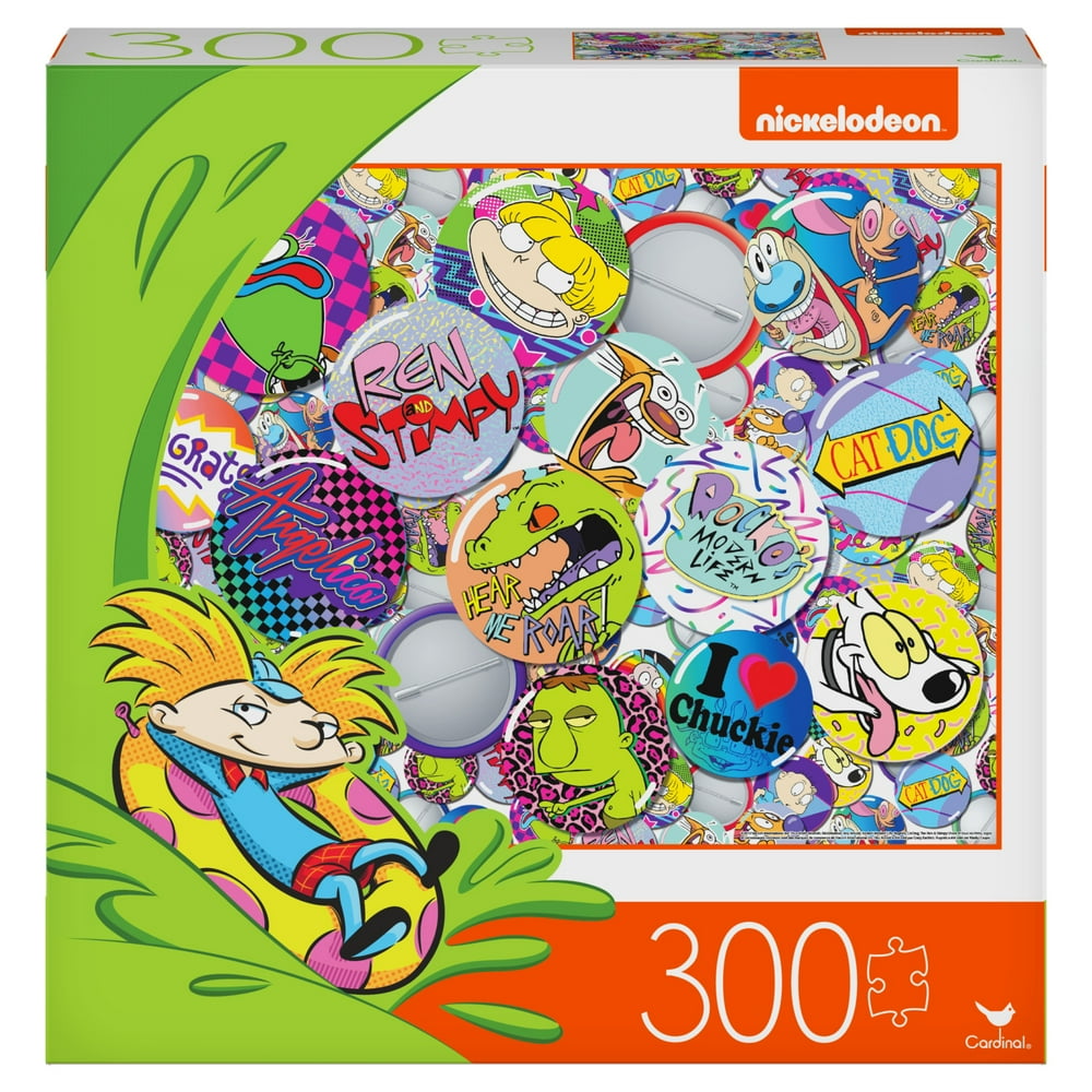 300Piece Retro '90s Nickelodeon Puzzle