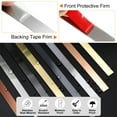 thumbnail image 3 of Uxcell 19.7ft x 1.97" Wall Trim Self Adhesive Stainless Steel Brushed Finish Trim Silver, 3 of 5