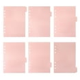 thumbnail image 1 of 6Pcs Household Index Dividers Professional Tab Dividers Convenient Binder Tabs Book Accessory, 1 of 5