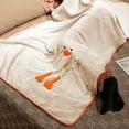 thumbnail image 5 of Throw Blanket under $5! Xqxayjr Office Blanket for Desk, Soft Coral Fleece Throw Blanket for Nap, Machine Washable Small Blanket for Air Conditioning, Comfortable Lap Blanket for Living Room, 5 of 7