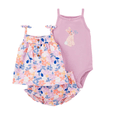 thumbnail image 3 of Newborn Baby Boy Girl Clothing Set 0-24 Months 2023 Summer Floral 8 Colors Cute Infant Baby Clothes jumpsuit New Bebies Roupas, 3 of 5