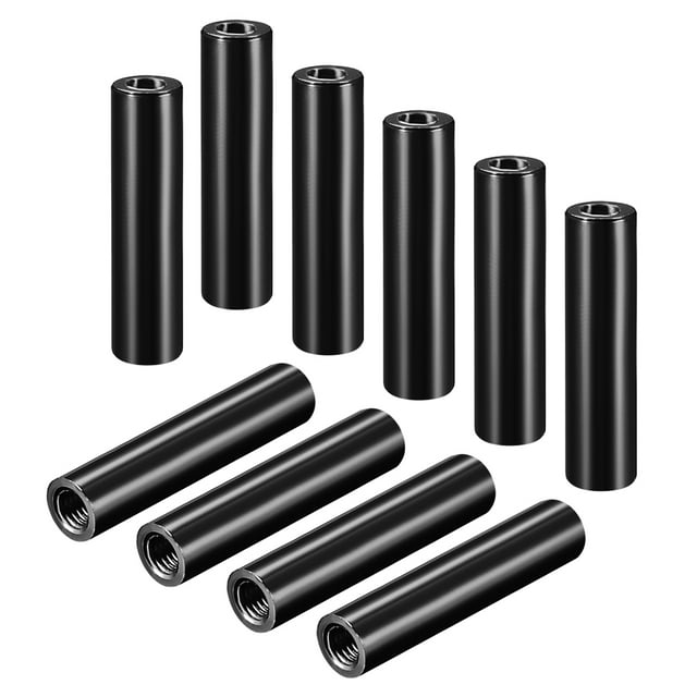 Unique Bargains Rond Aluminium Standoff Colonne Entretoise M3x35mm, pour Quadcopter, Noir, 10pcs