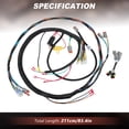 thumbnail image 7 of No.103850301 Main Wire Wiring Cable Harness Compatible for Club Car Precedent with gray controller #1515-5201 48V Golf Cart Main Harness, 7 of 7