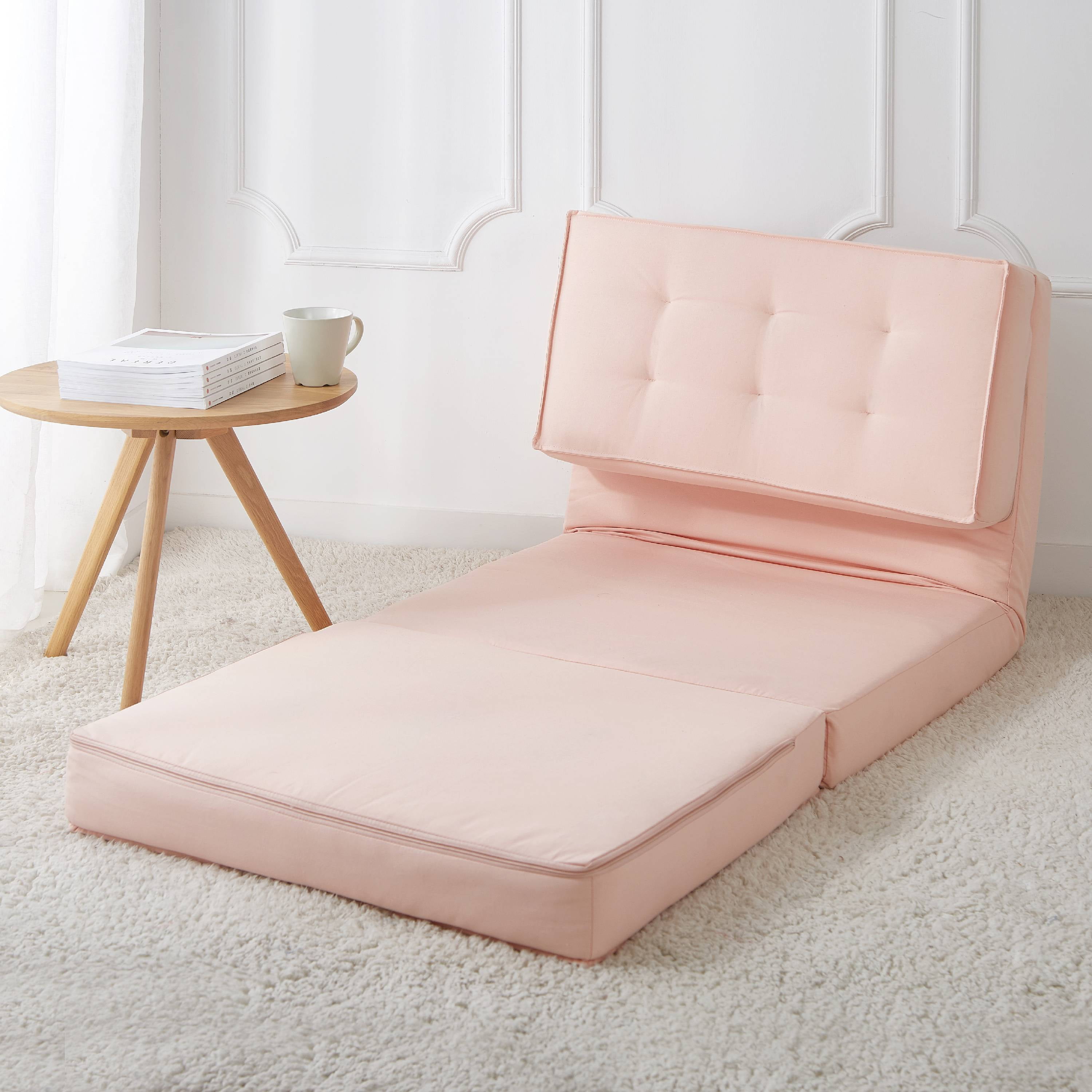 Your Zone Canvas Flip Chair Blush Home Chair Indoor Couch ...