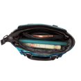thumbnail image 5 of Lsque Hawaiian Ship Dolphin Pattern Leather Rivet Shoulder Bag – Elegant Genuine Leather & Microfiber PU Crossbody with Detachable Adjustable Strap, 5 of 5