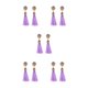 thumbnail image 2 of Pendientes largos Minnieouse de borla Retro barroco para mujeres y niñas, 2 of 4