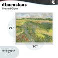 thumbnail image 4 of Stupell Industries Traditional Windswept Flower Meadow White Framed Giclee Art, 30 x 24, by Victoria Barnes, 4 of 8