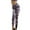 Feather Print, variant on Women's Printed Pocket Activewear Leggings - Floral Blooms Print, M
