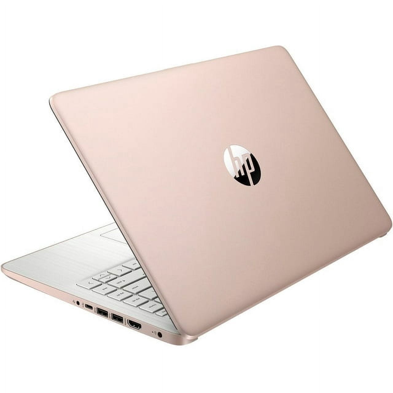 HP 14" HD (1366 x 768) Display Laptop, Intel Celeron N4120, 1.1GHz, 8GB Memory, 128GB eMMC, Windows 11 Home in S Mode, One Year Office 365 Included, Rose Gold + Mazepoly Accessories
