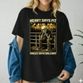 thumbnail image 3 of Heart Says Pit Knees Say Balcony T-Shirt – Funny Concert & Music Lover Graphic Tee, 3 of 5
