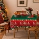 thumbnail image 5 of Platos de Papel Navideños, Suministros para Fiestas, Platos de Papel Desechables, 16 Vasos de Papel, 16 Pañuelos, 20 Manteles, 1 Pieza para Decoración, Suministros para Fiestas Navideñas., 5 of 7