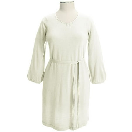 Women's Plus Belted Scoop Sweater Dress