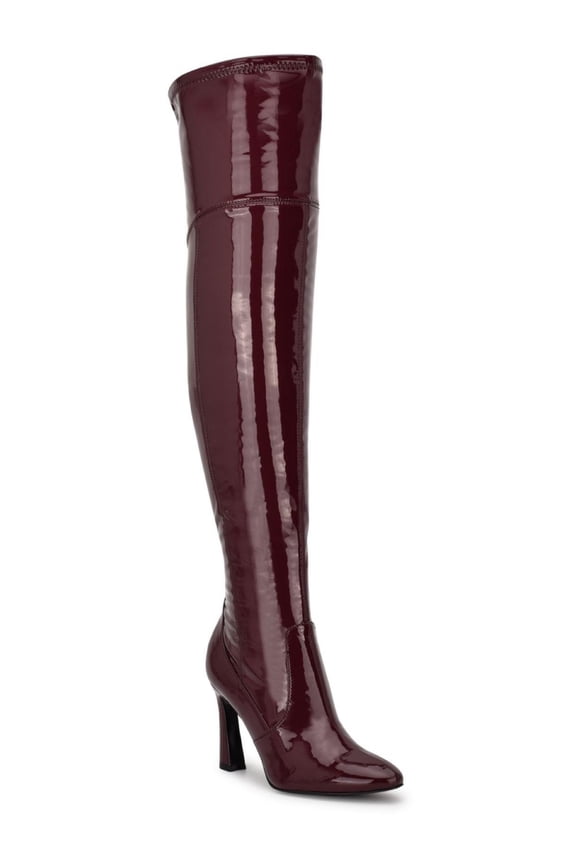 Womens Sizzle 8 Patent Tall Knee-High Boots