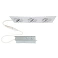 thumbnail image 1 of WAC Lighting, Lotos 2in LED 3-Light Square Adjustable Recessed Kit 3000K in White, 1 of 4