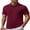 Dark Red, variant on COOFANDY Polo T Shirts for Men Short Sleeve Summer Shirts Collared Casual Shirts Textured Knit Golf Polos